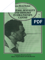 Language, Sexuality and Ideology in Ezra Pound's Cantos