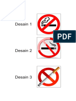 Contoh Desain No Smoking