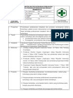 8.5.2.3 SOP PEMANTAUAN PELAKSANAAN KEBIJAKAN DAN PROSEDUR PENANGANAN BAHAN BERBAHAYA - Copy