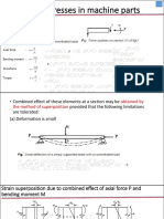 Compound Stresses in Machine Parts