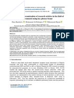 Phraseological Examination Using Key Phrase Frame