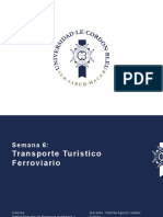 Semana 6 - Transporte Turistico Ferroviario