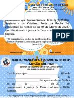 Certificado de Apresentação