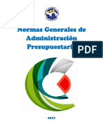 Normas Generales Presupuestaria 2017