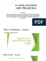 Bacaan Untuk Presentasi AD&ART