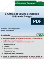 Aula 05 - Análise Do Volume de Controle Utilizando Energia