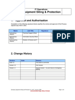 Exemplar - Equipment Siting and Protection