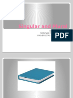 Singular and Plural: Bahasa Inggris Jurusan Ilmu Sosiologi Universitas Nusa Cendana