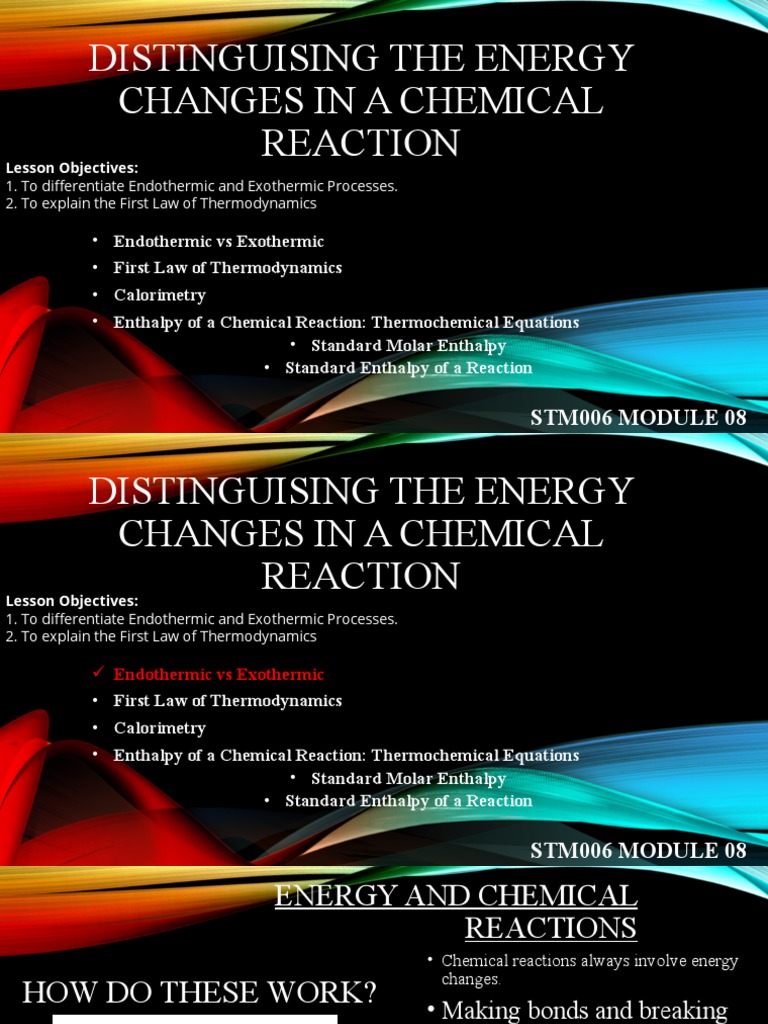 Energy Changes in Chemical Reactions | PDF | Heat | Enthalpy