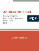 Astronomi Posisi Endang Soegiartini (Itb)