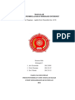 Makalah Pembelajaran Berbasis Internet