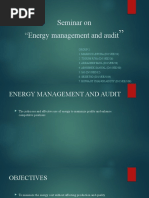 Seminar On "Energy Management and Audit