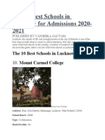 Top 10 Best Schools in Lucknow For Admissions 2020 by Vanshika Gautam