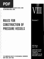 Asme STD Section Viii Div 1 01 | PDF
