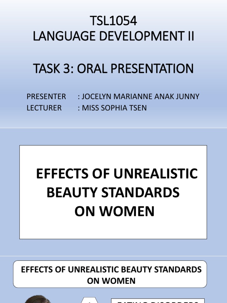 Effects of Unrealistic Beauty Standards On Women | PDF | Eating ...