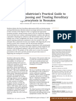 A Pediatrician 'S Practical Guide To Diagnosing and Treating Hereditary Spherocytosis in Neonates