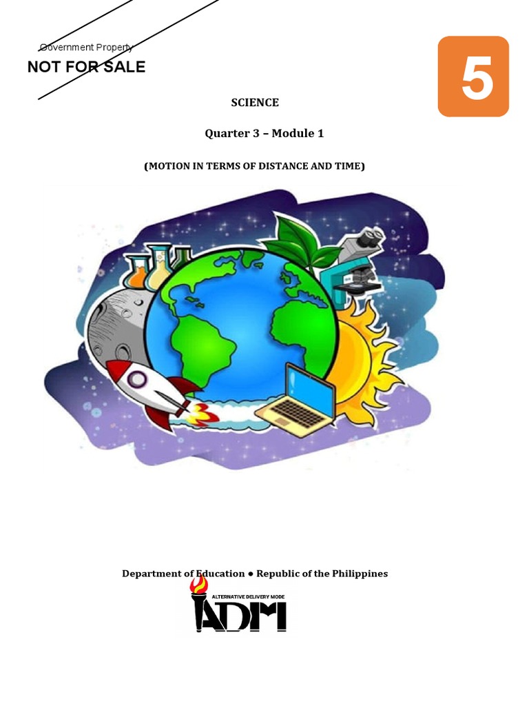Not For Sale: Science Quarter 3 - Module 1 | PDF | Acceleration | Force