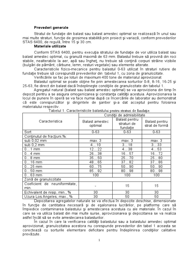 Strat de Balast | PDF