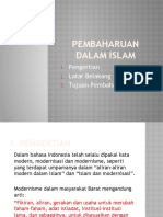 Pembaharuan Dalam Islam