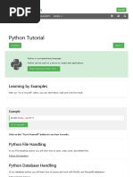 Python Tutorial