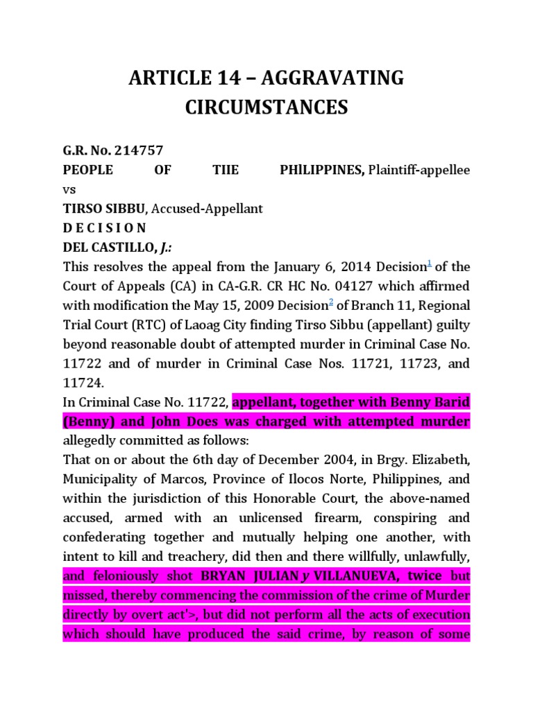 Article 14 | PDF | Murder | Capital Punishment