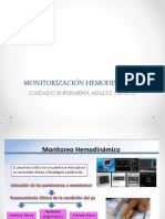 Monitoreo hemodinámico cuidado crítico