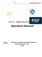 Operation Manual 11-3000psi Shear Ram Bop