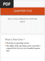 Chapter Five: Real-Time Operating Systems Rtos