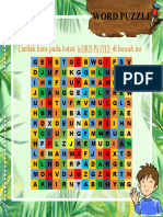Word Puzzle: Carilah Kata Pada Kotak WORD PUZZLE Di Bawah Ini
