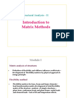 Introduction To Matrix Methods: Structural Analysis - III