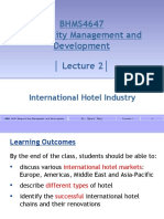 BHMS4647 - Lecture 2 - International Hotel Industry