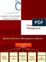 Strategic HRM-Performance Management