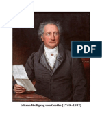 Johann Wolfgang Von Goethe (1749 - 1832)