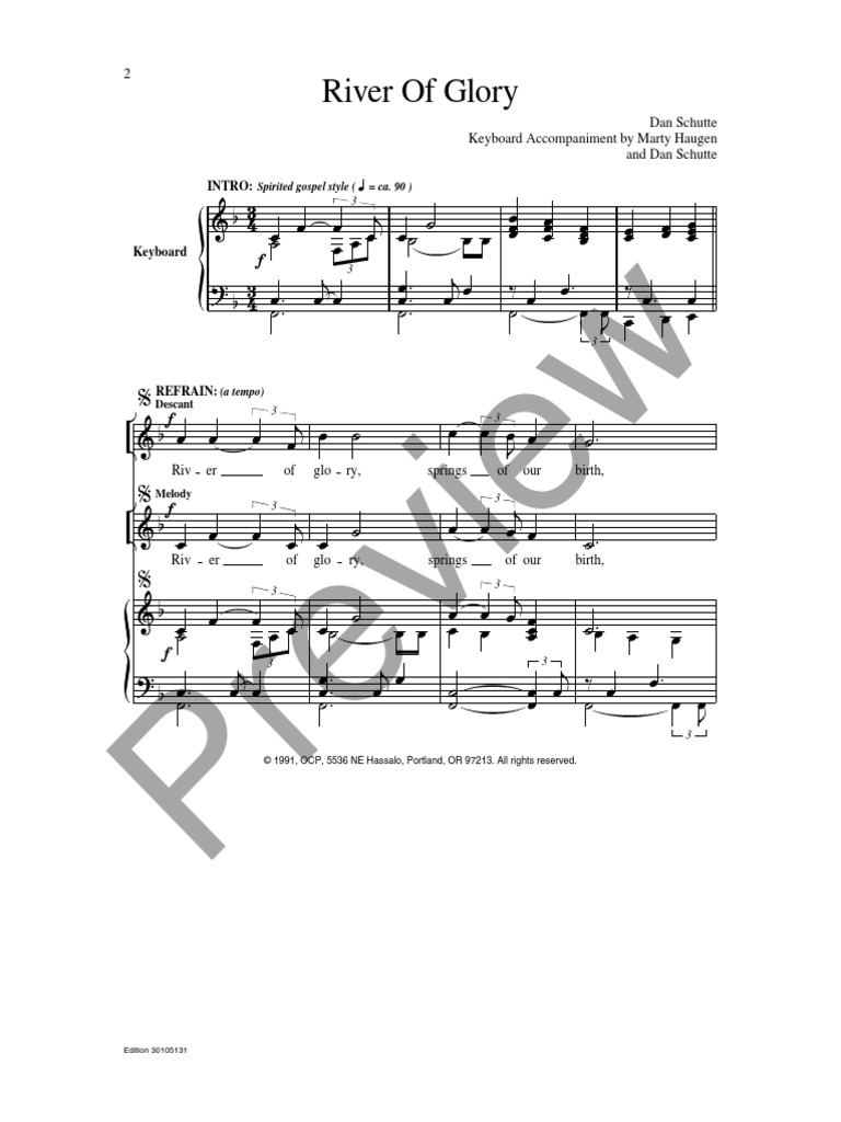 River of Glory Dan S | PDF | Baptism | Christian Worship And Liturgy