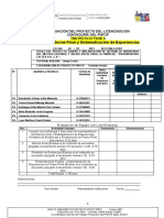 Formato para La Evaluacion Evaluacion