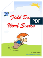 Field Day Field Day Field Day Field Day Word Search Word Search Word Search Word Search