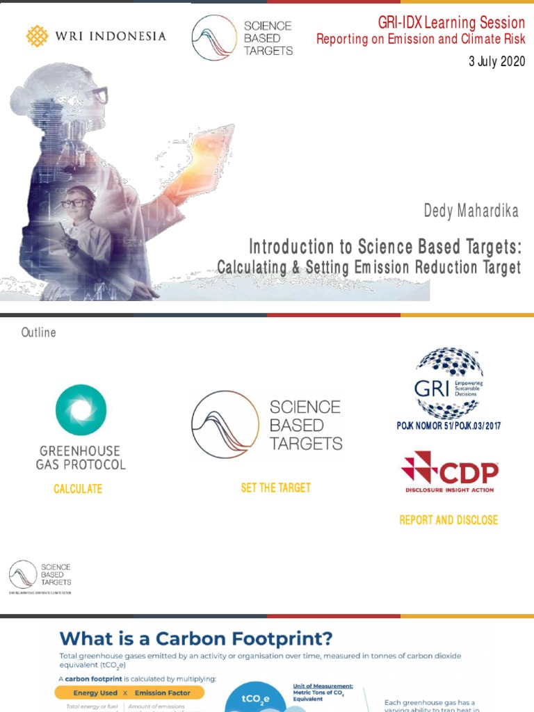 SBTi Emission Reduction Framework | PDF | Low Carbon Economy ...