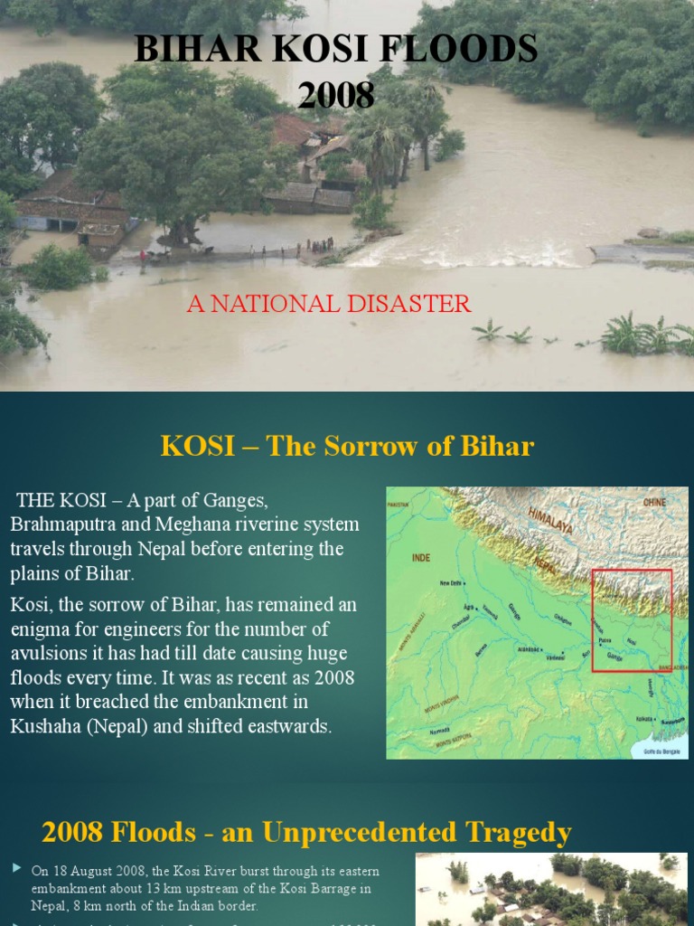 kosi river flood 2008 case study