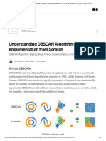 Understanding DBSCAN Algorithm and Implementation From Scratch - by Andrewngai - Towards Data Science