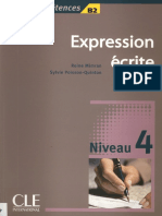 Competences Expression Ecrite Niveau 4 b2