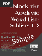 Unlock The AWL Sublist 1