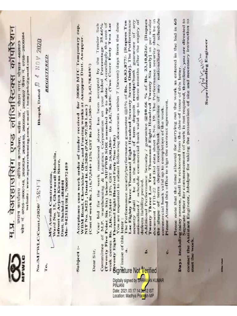 Digital Signature Verification Failed