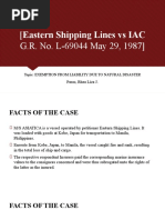 Eastern Shipping Lines Vs IAC