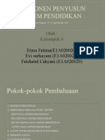 Komponen Penyusun Sistem Pendidikan - Kelompok 6