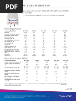 DBXLH-6565B-VTM - DBXLH-6565B-A2M: Electrical Specifications