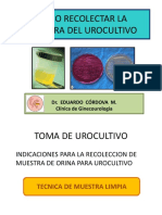 Como Recolectar La Muestra Del Urocultivo