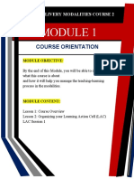 LDM Module 1 Course Orientation