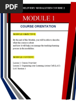 LDM Module 1 Course Orientation