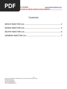 All Injector List