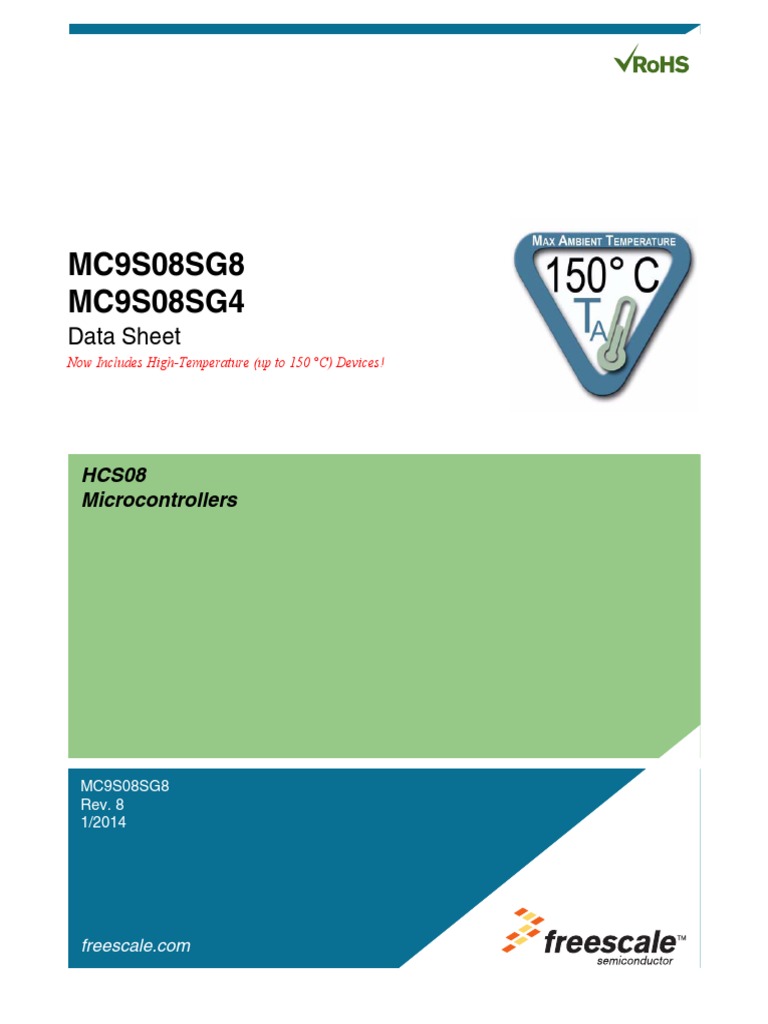 MC9S08SG8 | PDF | Microcontroller | Flash Memory